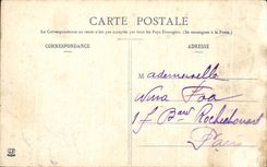 CPA the High Pyrenees Valley D' Argeles Castle De Beaucens