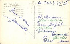 CPA Lourdes the peak of Jer