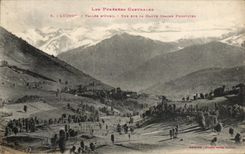 CPA Luchon Valles d' Oueil Seen on the high chain border