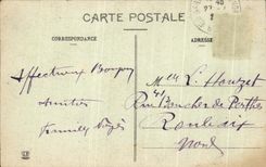 CPA Luchon Valles d' Oueil Seen on the high chain border