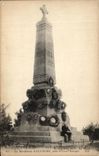 CPA the Monument of Auvours Close to Yvre the Bishop