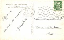 CPA Paris And Its Wonders Place Harmony