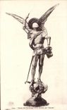 CPA Statue of the Holy Archangel Michel by Fremiet