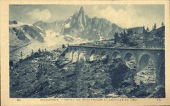 CPA Chamonix Hotel Of Montenvers And Aiguille Thickly