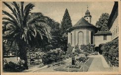 CPA Insel Mainau Partie Bei der Schlosskirche 