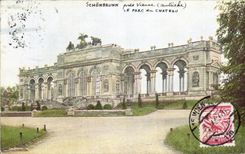 CPA Schonbrunn the Park of the Castle