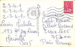 CPSM Bull wing of the Palate of King Sargon