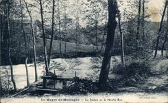 CPA Mayet De Montagne Besbre y la roca del molino