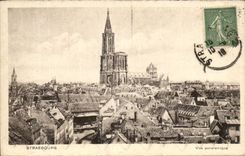 CPA Strasbourg Panoramic View