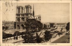 Cuadro total del Notre Dame de Paris de CPA Paris