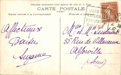 CPA Joigny la casa de madera vista del santo Jean del portico