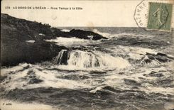 CPA en el borde del tiempo pesado del oceano con la dimension