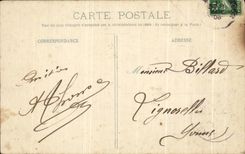 CPA Druyes Beautiful Fountains the Castle