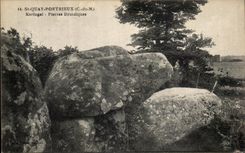 CPA St Quay Portrieux Kertugal Stones Celtic Druidiques Druid
