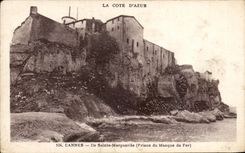 CPA the Dimension Of Azure Cannes Island Sainte daisy Prison of the mask of fere