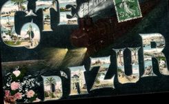 Azul del tren de las dimensiones de CPA