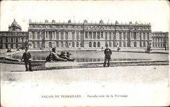 CPA Palais de Versailles facade cote de la Terrasse