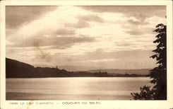 CPA the Lake Annecy To lay down Sun