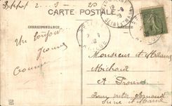 CPA Toulouse Cour De L'Hotel d'Assezat