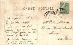 CPA the Church De Montceaux Layered branches After the Bombardment