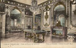 CPA Palais De Versailles Salle Du Couseil Des Ministres 