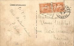 CPA Dinan the English Garden and the Church Saint Saver The Church