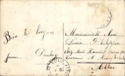 Mujer de Alsacia del nino de la fantasia de CPA