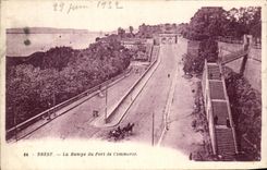 CPA Brest La Rampe Du Port De Commerce