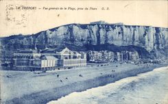 CPA Treport View of the Beach taken of the Lighthouse