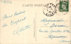 CPA Treport View of the Beach taken of the Lighthouse