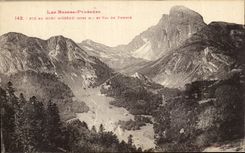 CPA the Low Pyrenees Peak Of the South D' Ossau And Val De Pombie