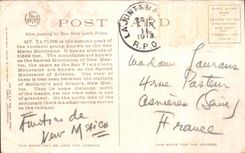 CPA MT Taylor Ace Seen Bzeween Macarty' S and Grant' S New Mexico City