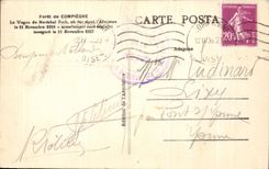 El taladro de CPA de Compiegne el coche del mariscal de Foch o era muestra el armisticio de Militaria