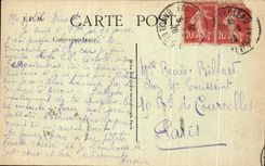 CPA Palate of Fontainebleau the Castle and the Pond