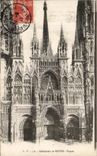 CPA Cathedral of Rouen Frontage
