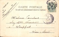 CPA Dieppe antes del puerto y de los barcos del acantilado