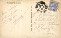 CPA Lyon the Tilsitt bridge And the Slope De Fourviere