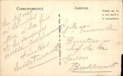 CPA Lourdes the Esplanade And the Castle