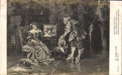 CPA Caballero Hommage apprecie 