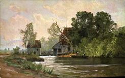 CPA Fantaisie Sur la riviere