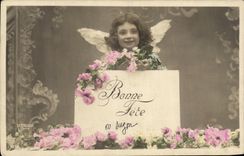 CPA Fantasy Children Angel Cherub