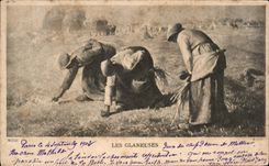 CPA Fantaisie Les glaneuses Millet 