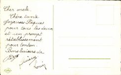 La fantasia de CPA florece el lirio de los valles de Pascua