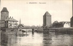 CPA Strasbourg Covered Bridge