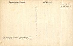 Moldeado del corazon de Jacques del hotel de CPA Bourges de la tumba del duque Jean de Berry