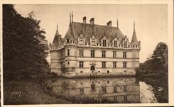 Castillo suave de CPA Francia Loire ch4ateau de Azay la cortina