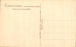 CPA La Douce France Chateaux De La Loire Chateau de Villandry