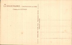 CPA La Douce France Chateaux De La Loire Chateau de Luynes