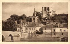 CPA Loire ch4ateau Montrichard