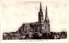 CPA Cathedral Of Chartres